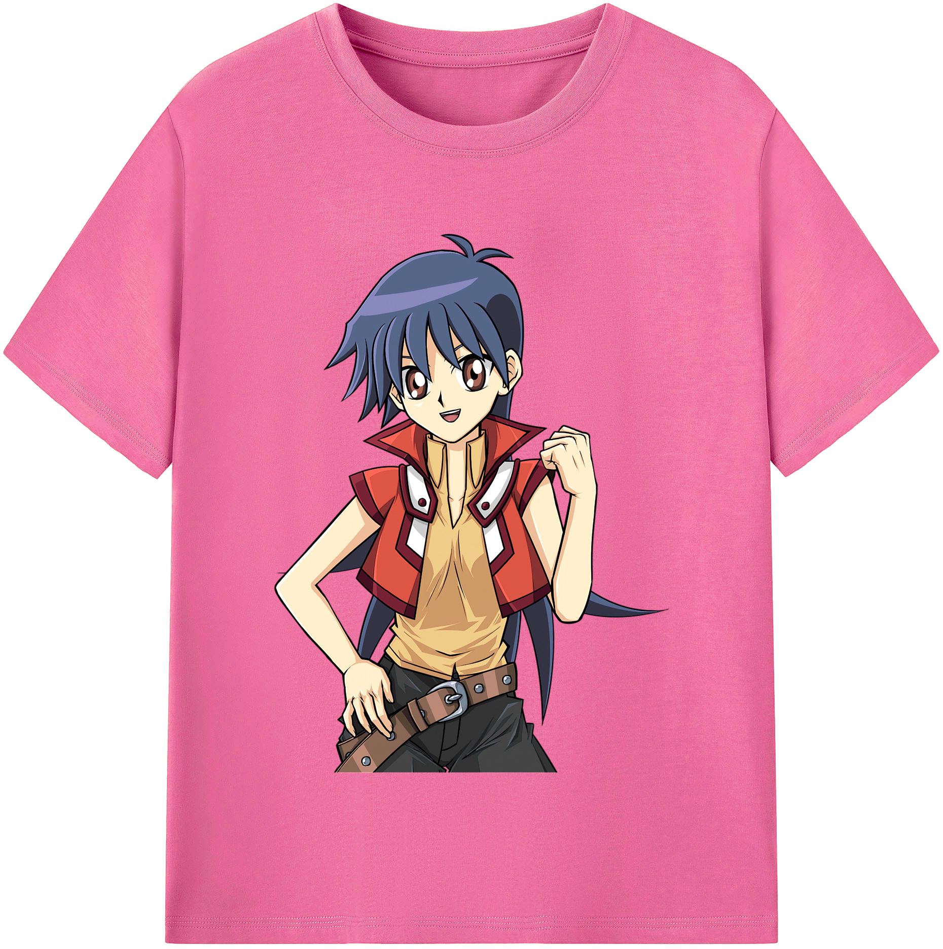 （画像用） 遊☆戯☆王 Yu-Gi-Oh! レディースカジュアルプリントTシャツ（綿100％）